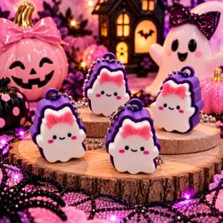 3D Printed Mini Ghost Clicker with Keychain