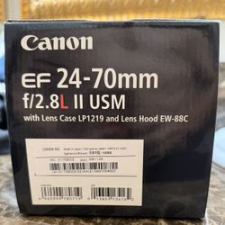 EF 24-70mm Canon Lens 