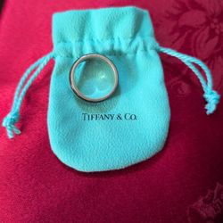 Tiffany & Co Sterling Atlas 12 Mens Ring