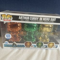 Arthur Curry In Hero Suit Funko Pop 3 Pack