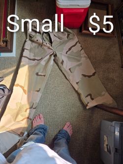 Desert Camo Pants Small