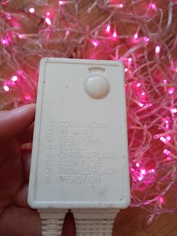 2 Sets of Pink Icicle Christmas Lights 