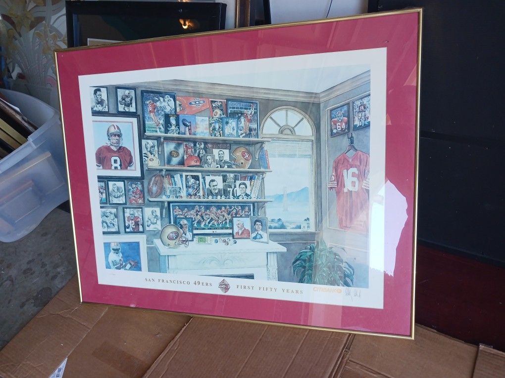 49 ers 50 Years Print