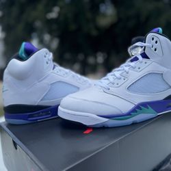 Air Jordan 5 Retro “Grape” 2025 Multiple Sizes 