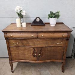 Antique Sideboard/Credenza/Buffet Cabinet 