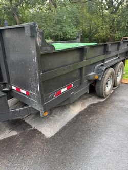 dump trailer 14000 pounds