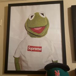 Supreme Poster With Frame