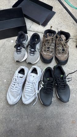 Used Shoes- Nike, Adidas, Asics, Hi-Tex Hiking