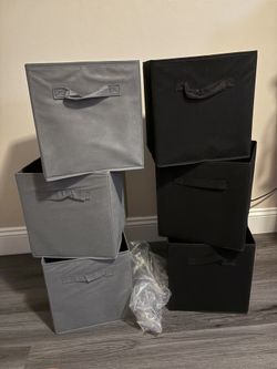 NEW closetmaid Set of Foldable Fabric Storage Cubes