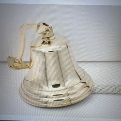 Brand New Solid Brass Wall Mounted Ship Hanging Bell