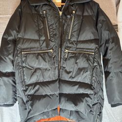 Oralay Black Puffer Coat Extremely Warm Size Small