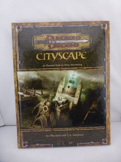 Dungeons & Dragons Cityscape 3.5 Edition Hardcover Guidebook Urban - BK3
