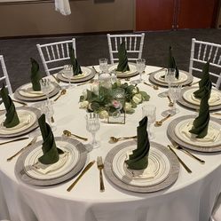 195 Faux Crystal Water Goblets 