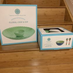 Salad Bowl Set  And Chip And Dip  All For $30 ,or $15 Each Set 