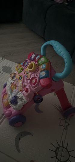 V tech baby girl push walker