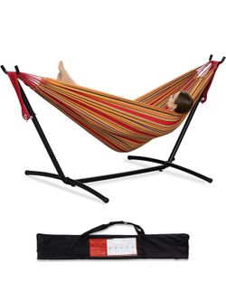 Double Hammock with Portable Stand