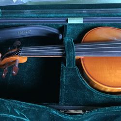 OTTO BENJAMIN ML-300/BL60 Violin 4/4 W/PERNAMBUCO BOW,OBLOG CASE 