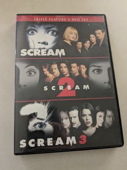 Scream Scream 2 Scream 3 Triple Feature Three DVD Set
