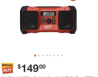 Milwaukee M18 JSR-0 radio