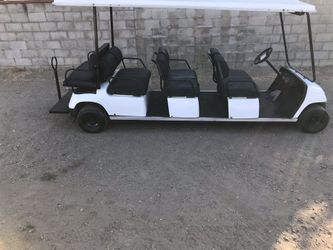 2007 Yamaha Gas Powered Golf Cart Rare Factory 8 Passenger
