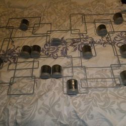 Bedroom candle wall holder