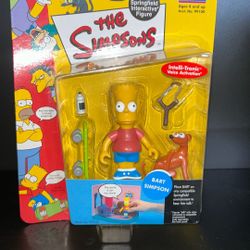 Playmates Simpsons Bart Action Figure First Edition 