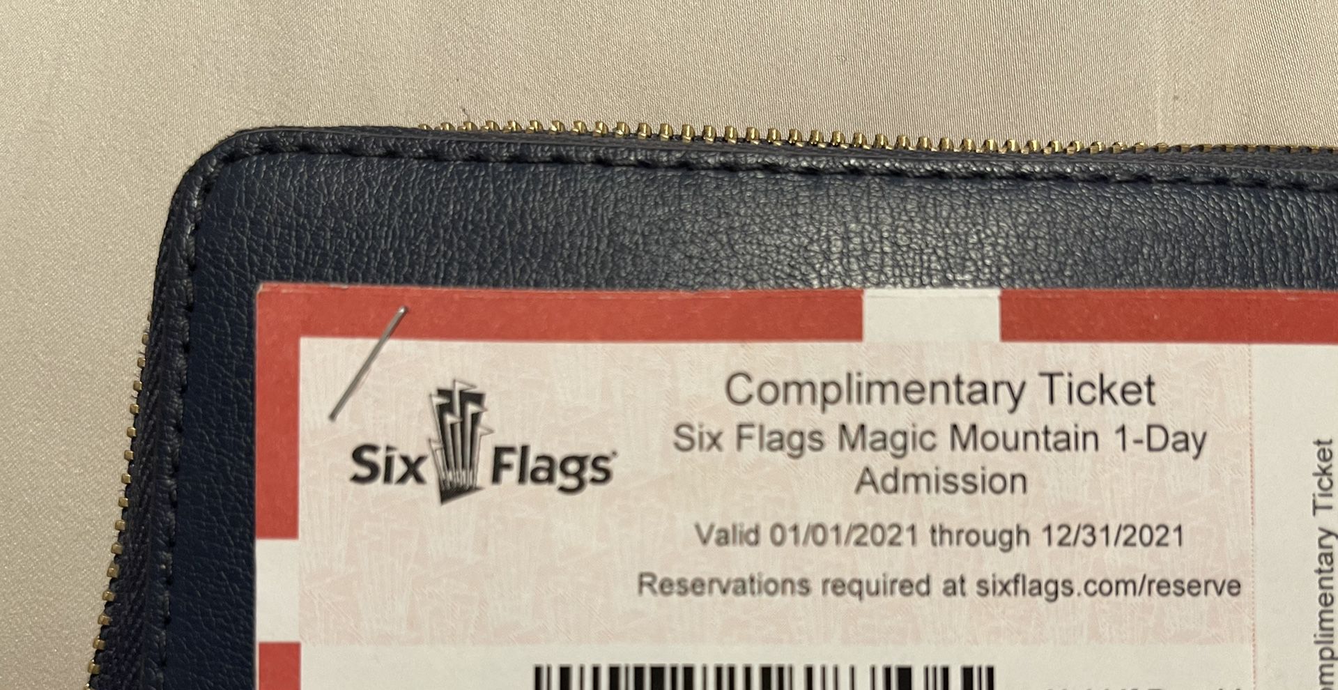 Two Magic Mountain Tickets 
