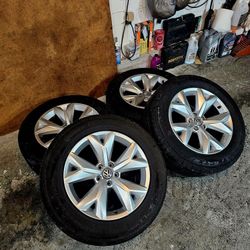 Volkswagen 18 inch wheels rims oem set