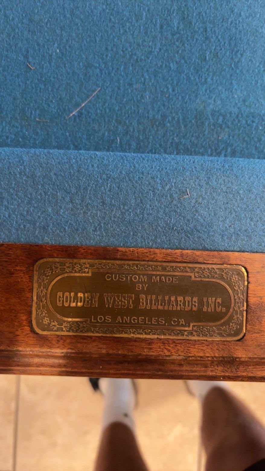 Custom Pool Table