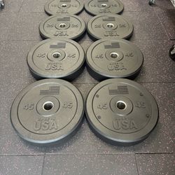 160lbs Of Brand New Crumb Bumper Plates