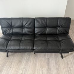 Leather Futon 
