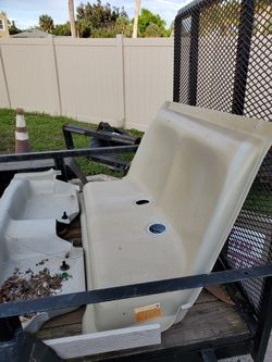Pet plastic rear seat cover, used by police with dog in the rear of their car