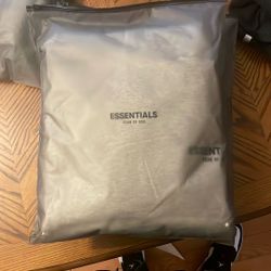 Essentials Fear Of God Hoodie Sz XL light oatmeal