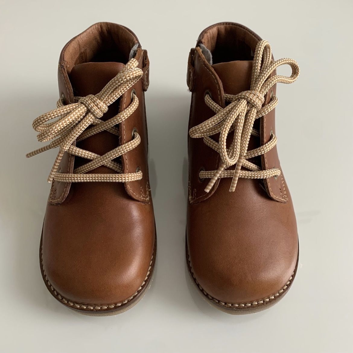 Jamie Kay Brown 100% Leather Boots Size 27