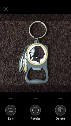 Nfl Washington Redskins Bottle Opener Keychain