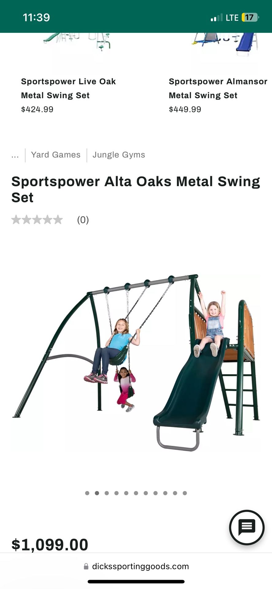 Swing Set Brand New