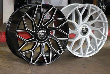 Wraith Alloy Wheels – Black and Silver