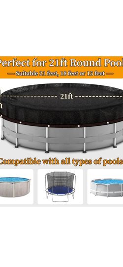 21feet round leaf net pool cover for above ground Pool new