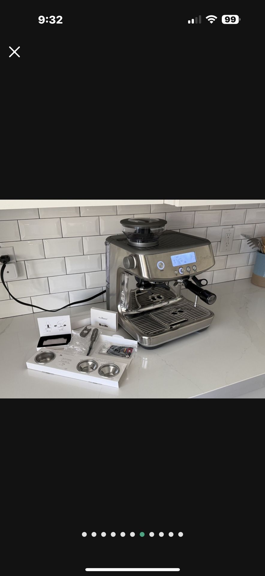 The Barista Pro Espresso Machine