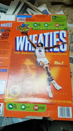 Dr. j wheaties box
