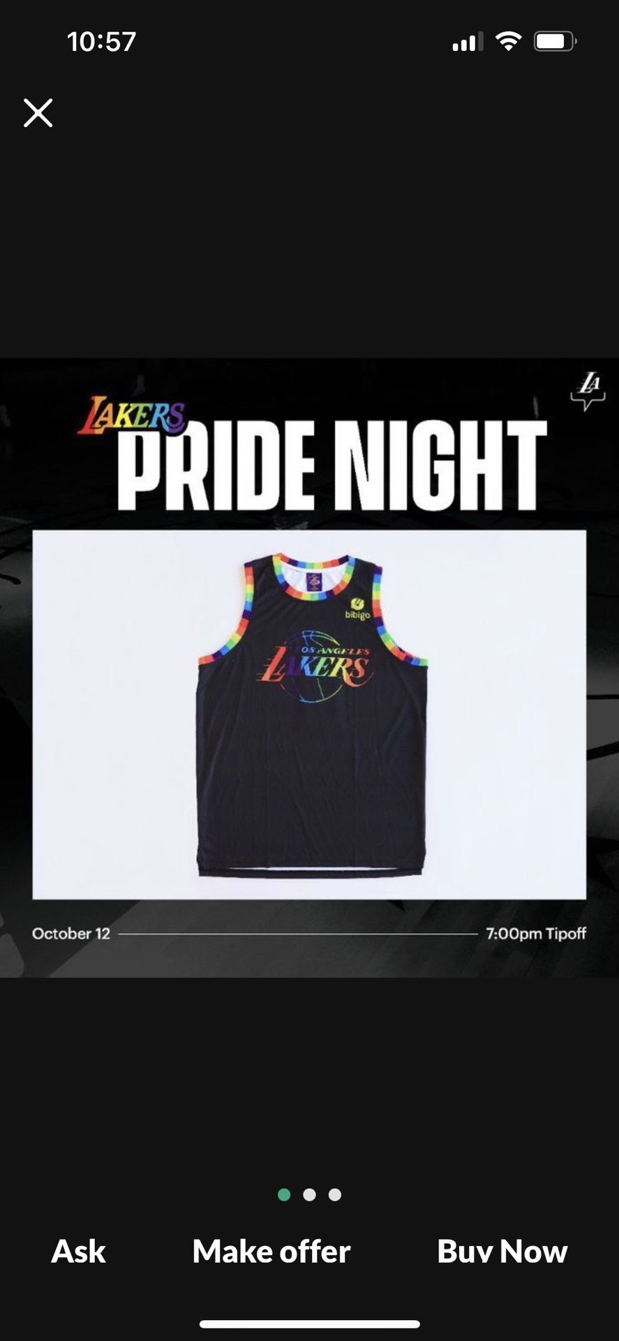LAKERS PRIDE JERSEY