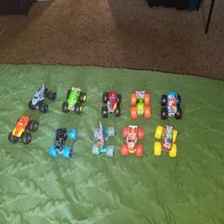 10 Moster Truck For 10.00 DOLLAR 