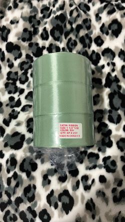 Mint Green Satin Ribbon