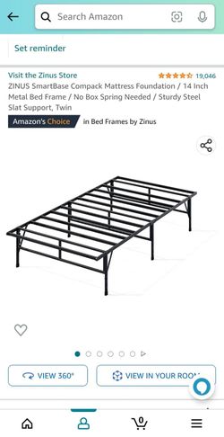Twin Metal Bed Frame 