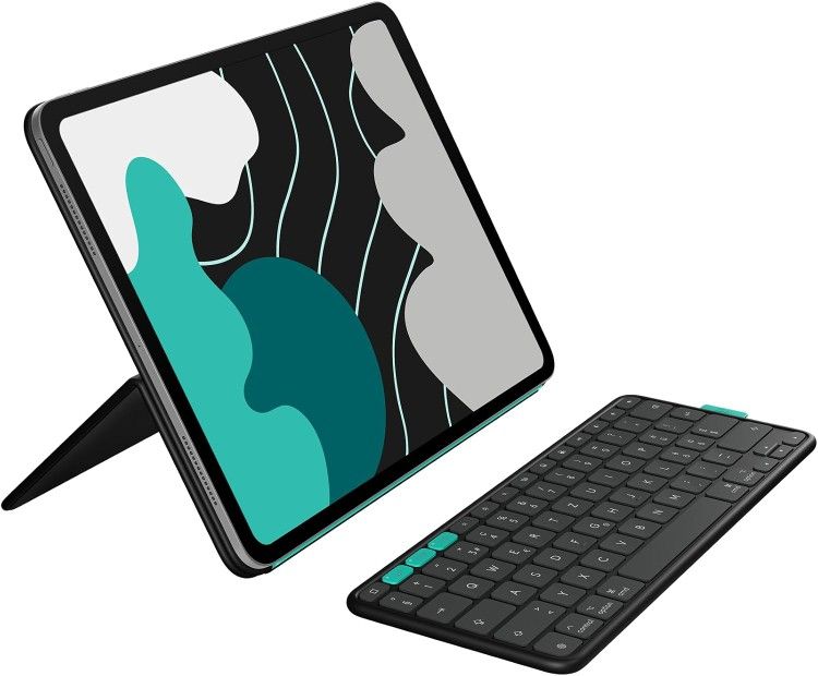 Logitech Flip Folio, Keyboard Case for iPad Pro 13-inch (M4) & iPad Air 13-inch (M2 & M3) (2024, 2025)