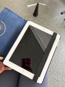 iPad with case and charger