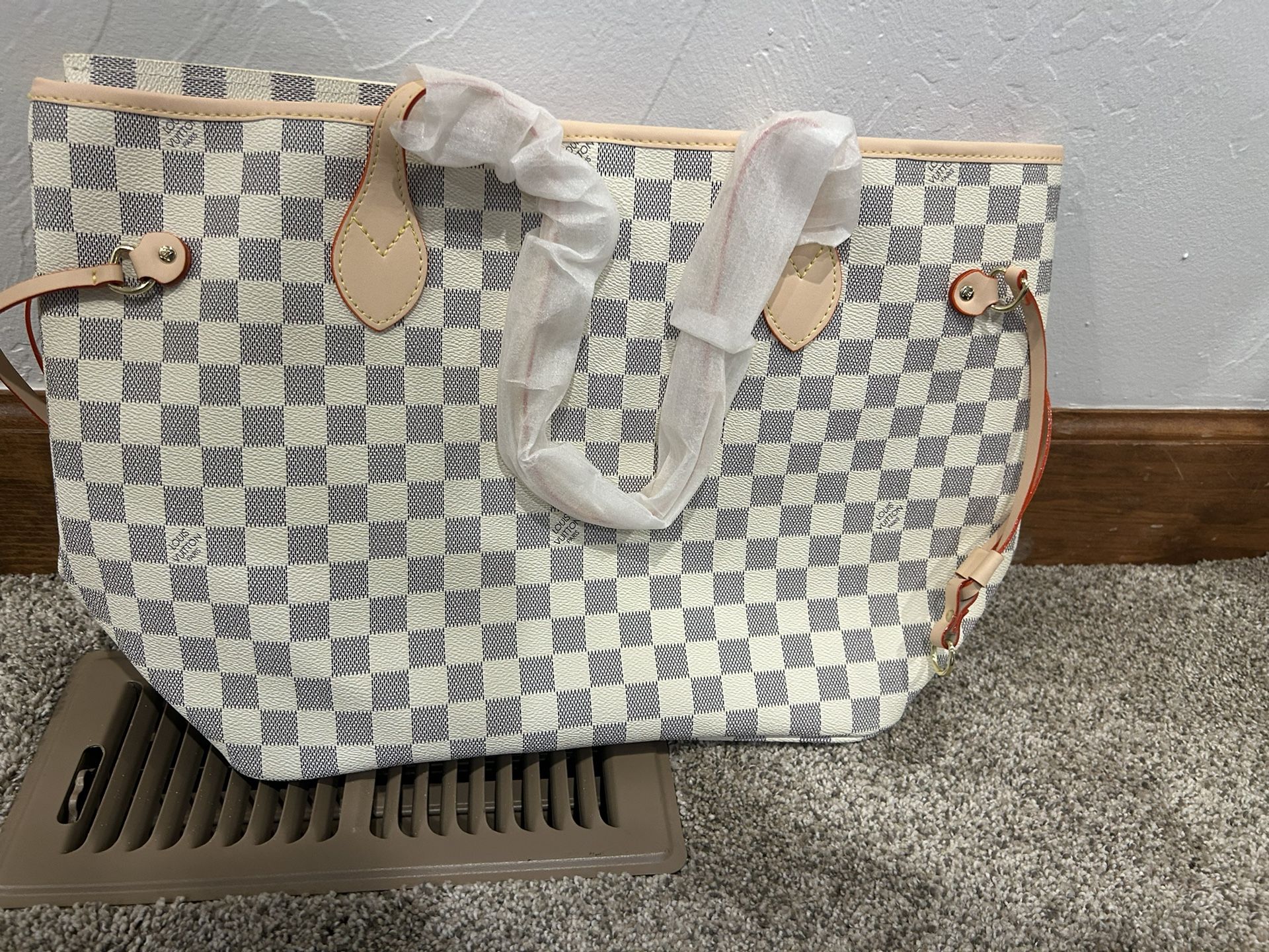 Louis Vuitton white purse