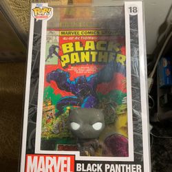Funko pop marvel comic covers the black panther #18