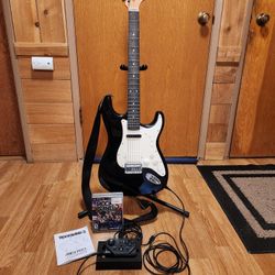Rare Rock Band 3 Fender Squier Strat Guitar