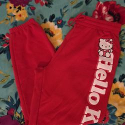Women's Hello Kitty Cropped Joggers